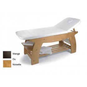 Table de soins en bois clair