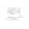 Table de soins électrique 7 sections