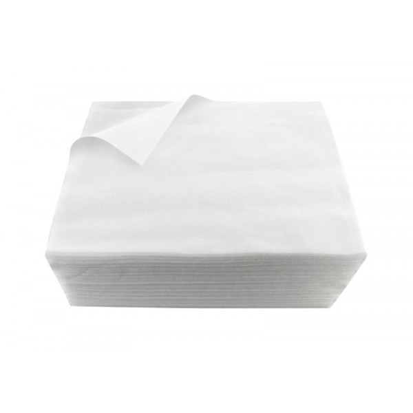 Serviette jetable blanche