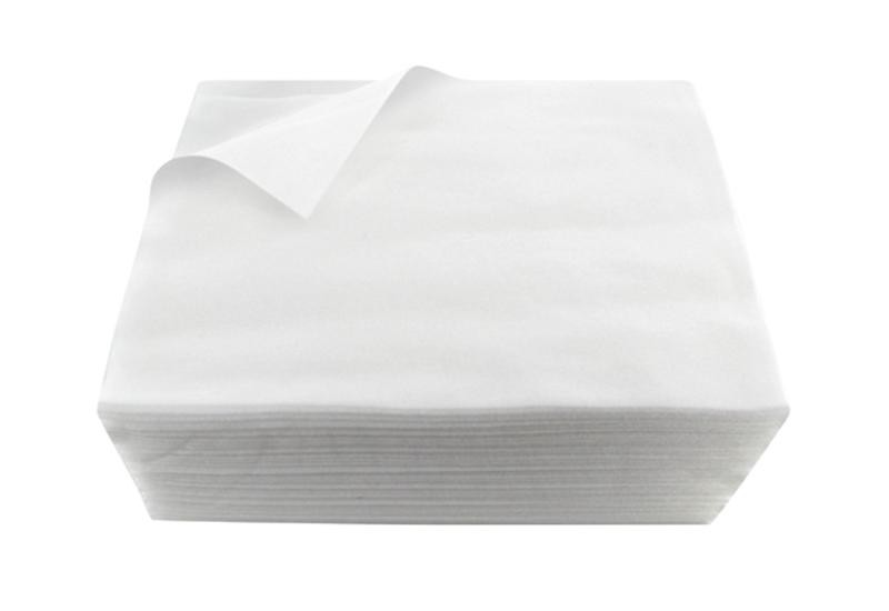 Serviettes jetables blanches 50 x 40 cm en spunlace au meilleur prix