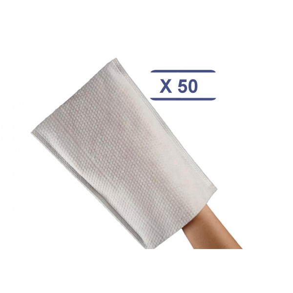 Gant de toilette aiguilleté jetable x 1000 - MEDIPROTEC