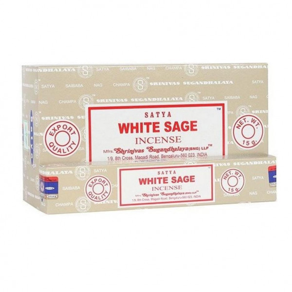 Encens Satya - 15g Satya - Sauge Blanche