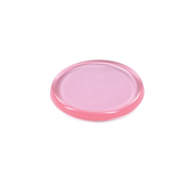 Eponge maquillage rose en silicone