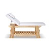 Table de massage en bois clair fixe OLGA