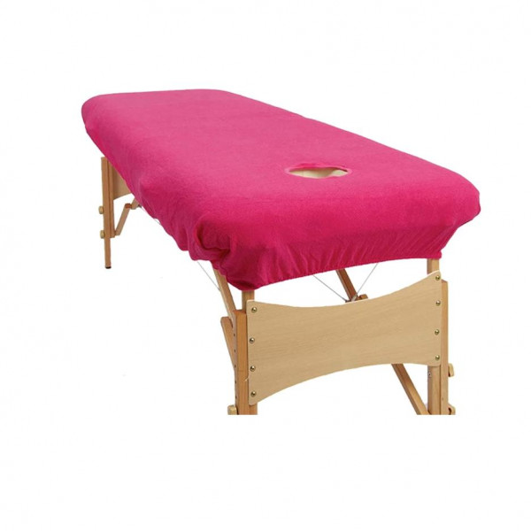 Housse éponge Rose pour tables portables