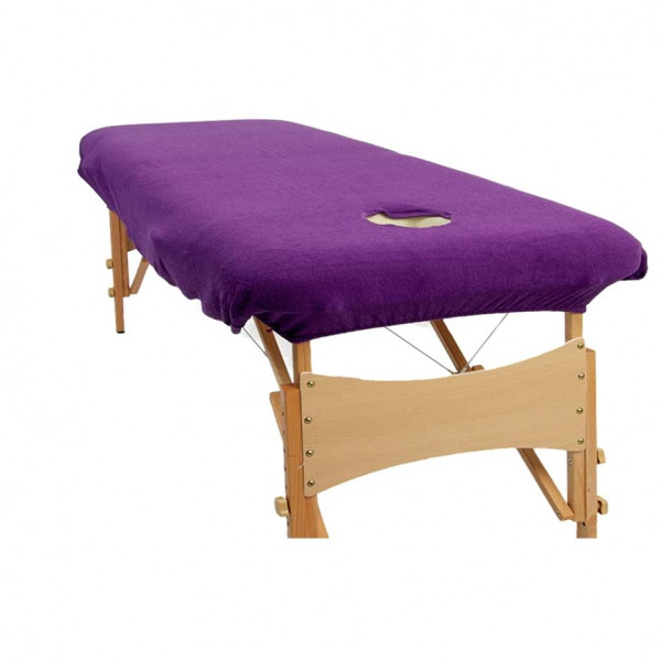 Sur-matelas pour table de massage avec logo personnalisable