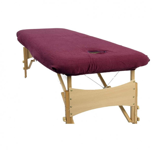 Housse éponge Aubergine pour tables portables