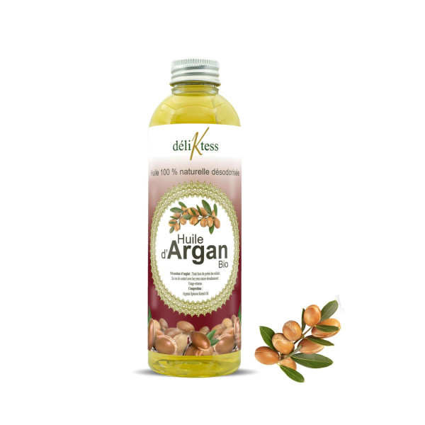 Huile d'Argan Bio et désodorisée