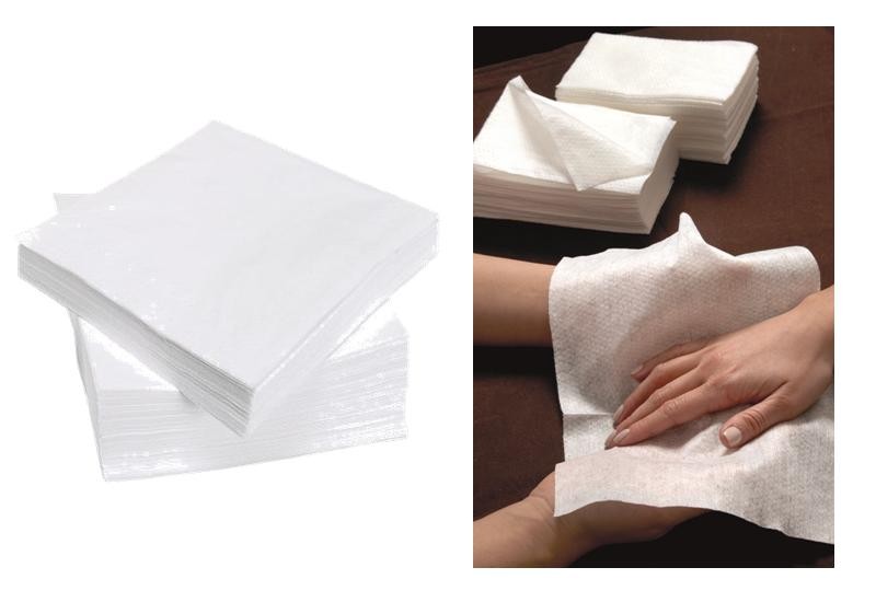 coiffure/esthétique couleur blanc Serviettes jetables spun-lace 40 * 80 cm en 7 paquets 700 M 