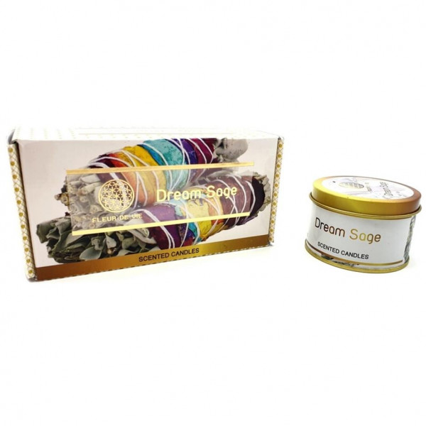 Bougie Fleur de vie Dream sage