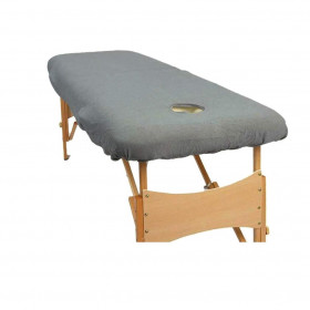 Drap-Housse pour Table de Massage avec Trou pour Le Visage, Housse de Drap  de Massage Spa, Housse de Drap de lit élastique Beauty (B 60 x 180 cm)