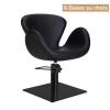 Fauteuil de coiffure Chloé Noir