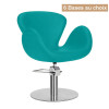 Fauteuil de coiffure Chloé Turquoise