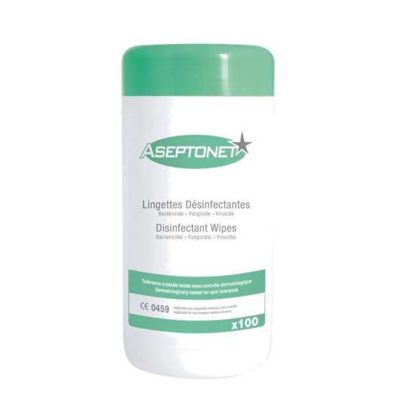 Aseptonet Lingettes désinfectantes - Efficaces sur covid 19