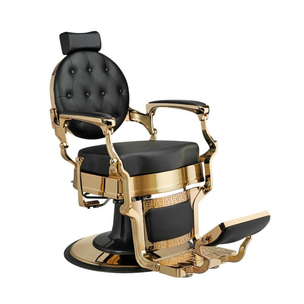 Fauteuil barbier Buzz Gold noir