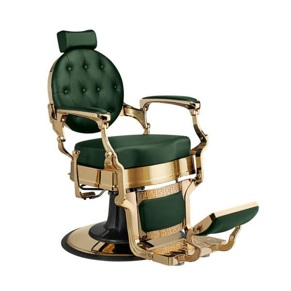 Fauteuil barbier Buzz Gold vert