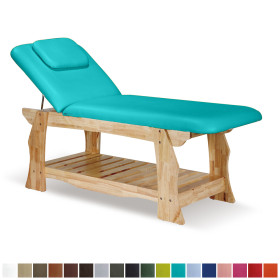 Table de massage en bois clair fixe Olga Couleurs
