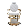 Fauteuil de barbier Buzz White Gold