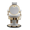 Fauteuil de barbier Buzz White Gold