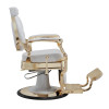 Fauteuil de barbier Buzz White Gold