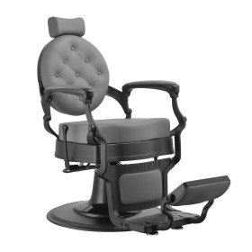 Fauteuil de barbier Buzz Black Grey