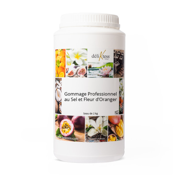 Gommage au sel et Fleur d'Oranger 2Kg