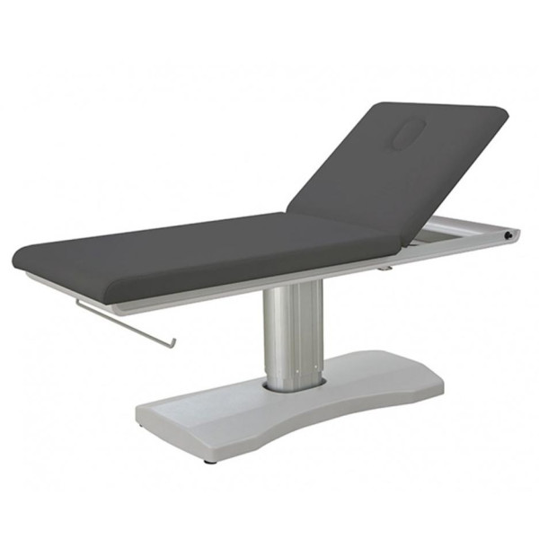 Table électrique pieds métal Hern Grise
