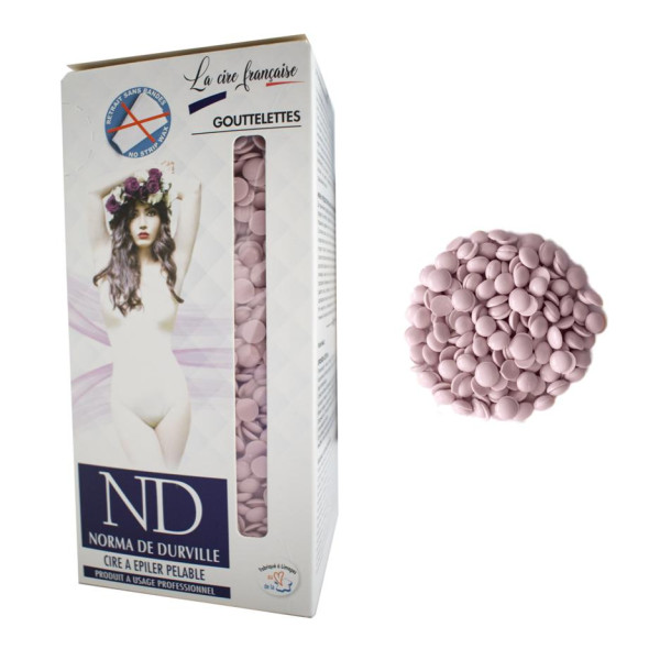 Crème de cire pelable Mauve en pastilles 1 kg