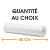 Drap d'examen 50 cm ouate lisse au choix