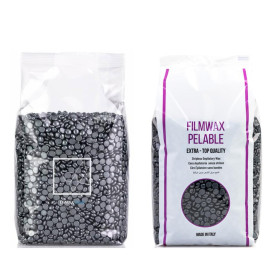 Cire à épiler Pelable Noire en pastilles