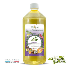 Huile végétale au Jasmin 1 litre