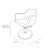 Fauteuil coiffure Misty