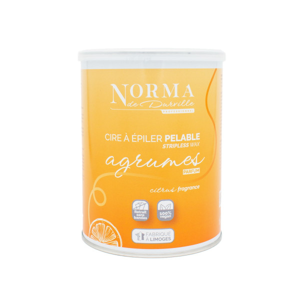 Cire Pelable aux agrumes en pot de 800 gr