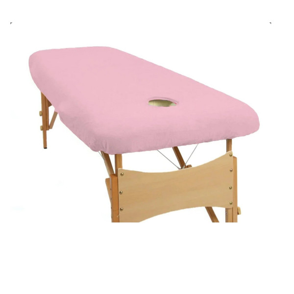 Housse éponge Rose pour tables portables