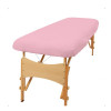 Housse éponge Rose sans trou nasal pour table de massage