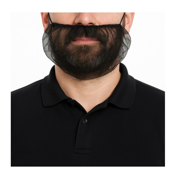 Cache Barbe noir par 100
