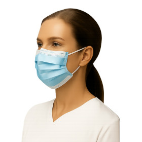 Masque protecteur bleu x 50