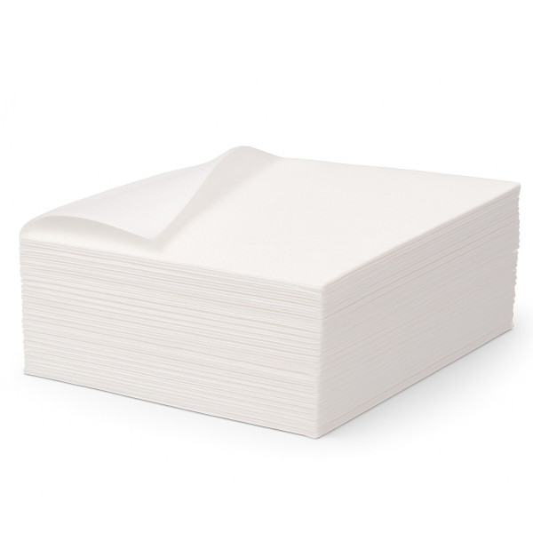 Serviette jetable blanche