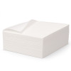Serviette jetable blanche 50 x 40 cm