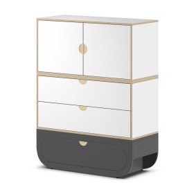 Tiroir de rangement Ikon 2M Gris