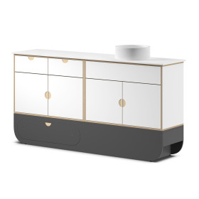 Meuble de rangement Ikon Hygiene L Céramique Blanc