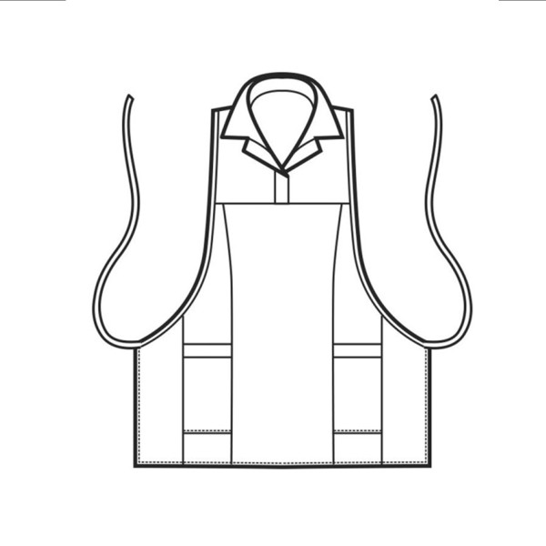 Tablier pour femme Trinidad Blanc