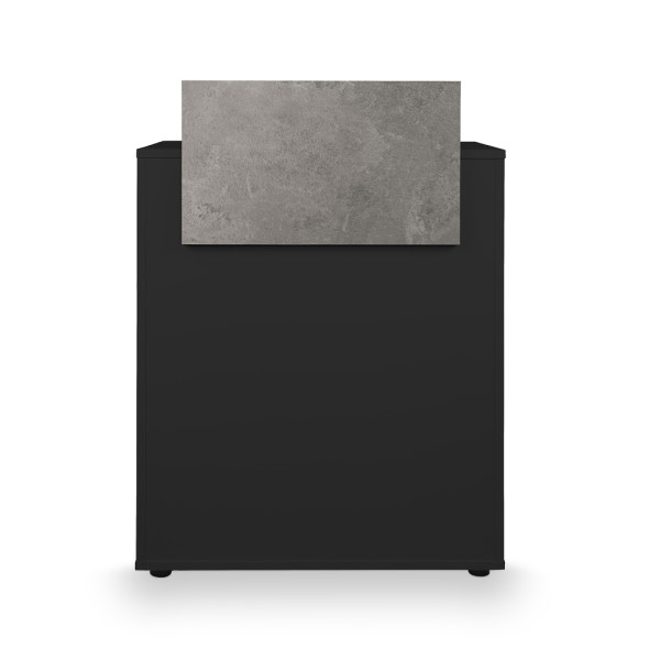 Meuble de caisse Dylan Black Concrete