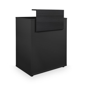Meuble de caisse Dylan White Black Wood