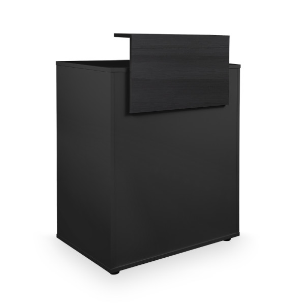 Meuble de caisse Dylan White Black Wood