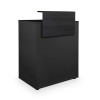 Meuble de caisse Dylan White Black Wood