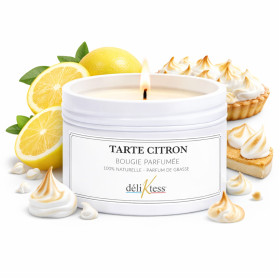 Bougies d'ambiance Tarte Citron 90g