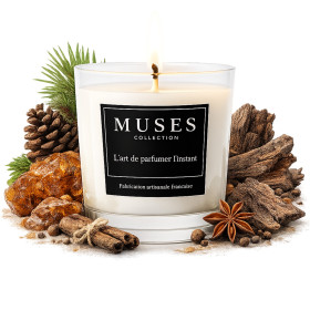 Bougie parfumée Ambre Nocturne 200g