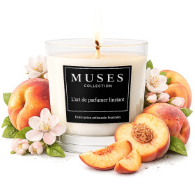 Bougie parfumée Nectar de Pêche 200g