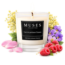 Bougie parfumée Rosée Violette 200g